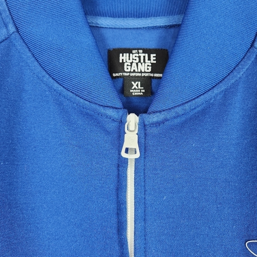 Hustle Gang Color Block Zip Up Jacket Size Xl - image 5